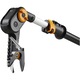 Fiskars akkumulátoros elektromos metszőolló teleszkópos nyéllel fákhoz/kerthez, 12 V, 2.4 - 4 m teleszkópos rúd, Lépésenkénti penge, 32 mm maximális vágási átmérő, Állítható vágófej, Kefe nélküli motor, Töltő és akkumulátor nélkül a csomagban
