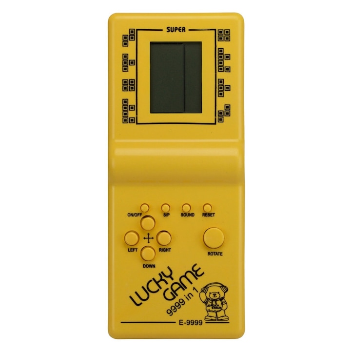 Joc Tetris clasic 9999 in 1, Lucky Game, galben, OnemisFlot