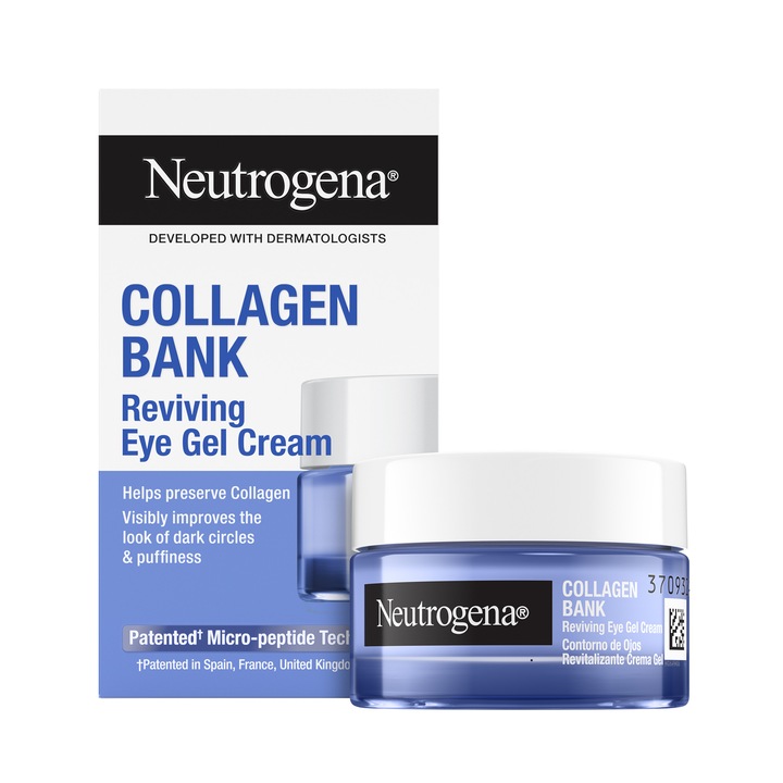 Crema-gel revitalizanta pentru ochi Neutrogena Collagen Bank, 15 g