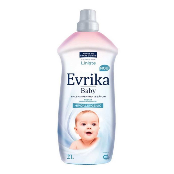 Balsam rufe lichid Evrika Baby, hipoalergenic, 2L