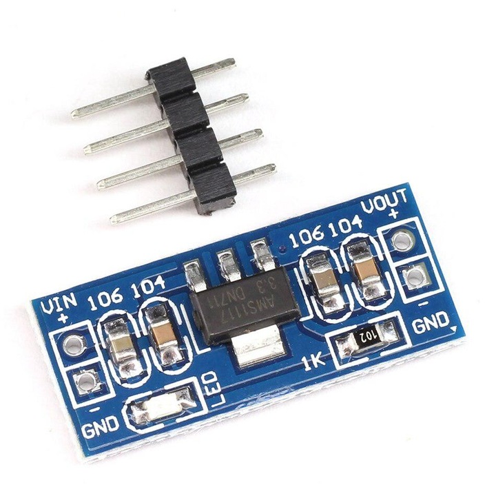 Регулатор на напрежение DC/DC AMS1117-3.3V Step-Down