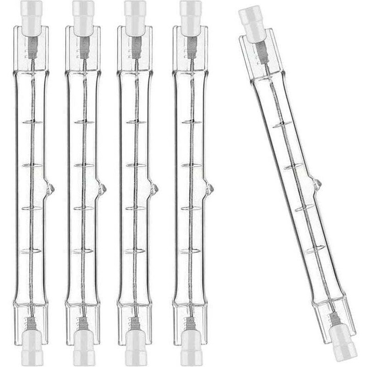 5 db R7S 78mm 80W 800 lumen halogén izzó készlet, 2700K színhőmérséklet