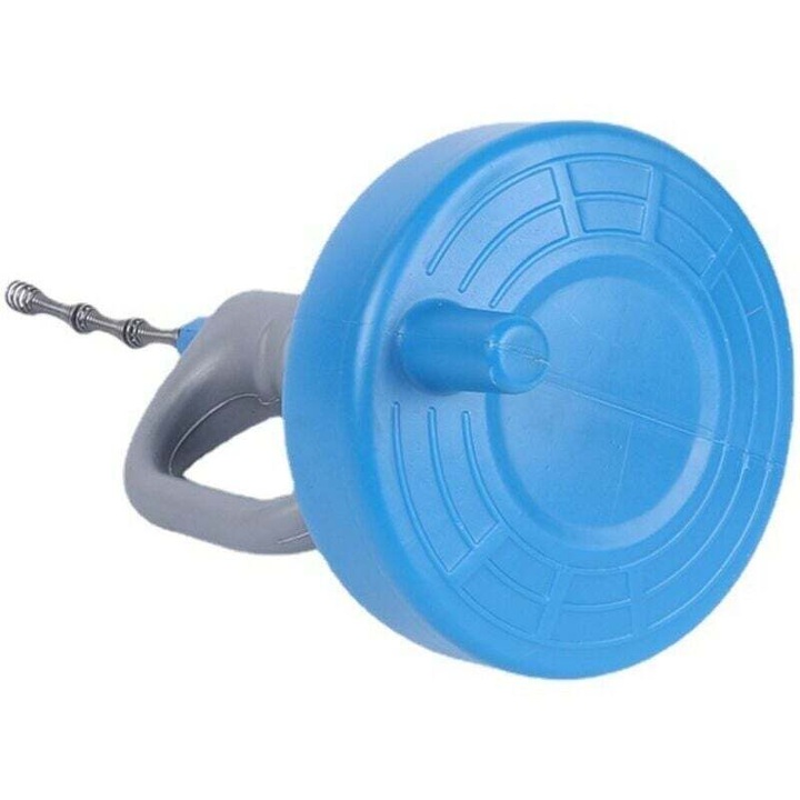 Auger de drenaj 13m, ABS, maner plastic, cu manusi, set