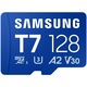 Card de memorie Samsung T7 microSDXC™ UHS-I, 128GB, Blue