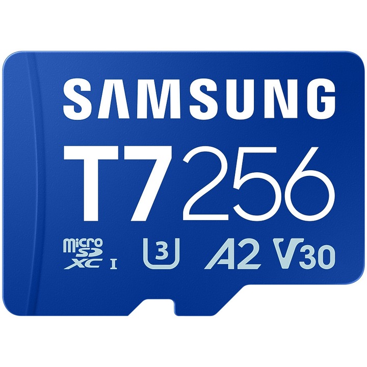 Карта памет Samsung T7, MicroSDXC, 256GB, U3