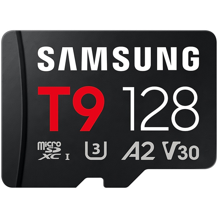 Card de memorie Samsung T9 microSDXC™ UHS-I, 128GB, Black