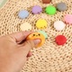 Set jucarii interactive copii, calendar de numarare inversa cu 24 de zile, jucarie de relaxare tip dumpling.