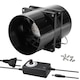 Ventilator tip conducta Omelivon®, reglare continua a vitezei, pana la 6000 rpm, 12V DC, include 1 ventilator axial, 1 controler de viteza, 2 tuburi de aer, Negru