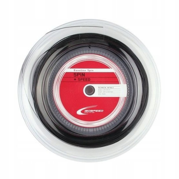 Isospeed Baseline tenisz húr, 1,20 mm, 200m, fekete