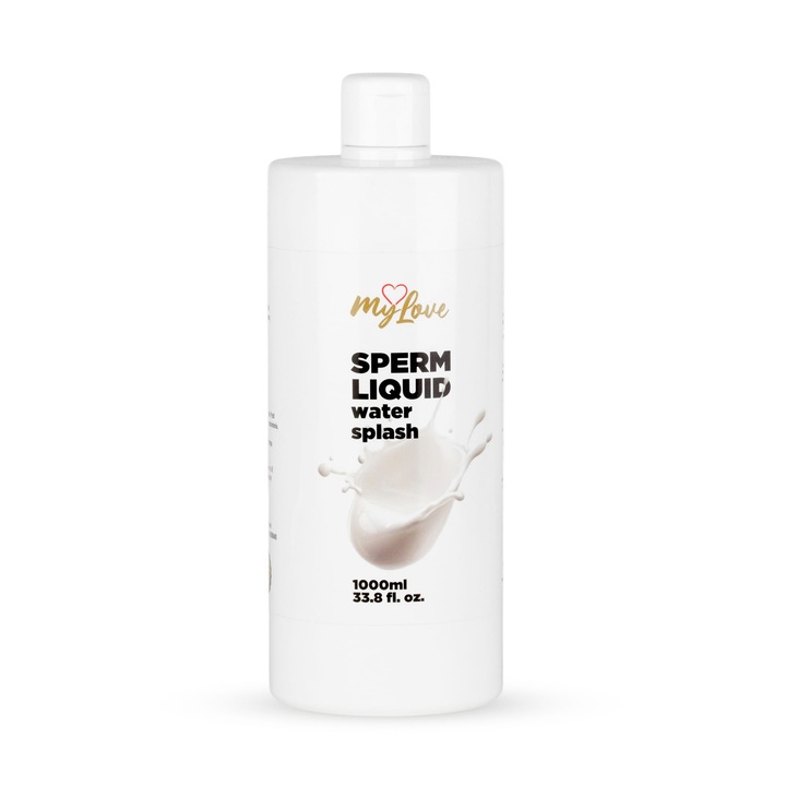 MyLove síkosító - Sperm Liquid, sperma hatású, vízbázisú, 1 l