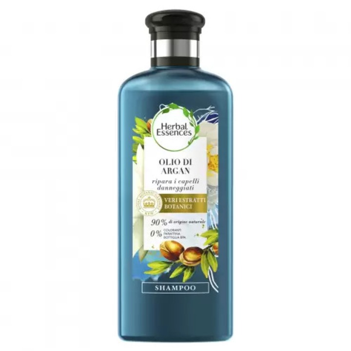 Sampon Herbal Essences Bio:Renew Repair cu ulei de argan, 250 ml, pentru par deteriorat, hidratare intensa