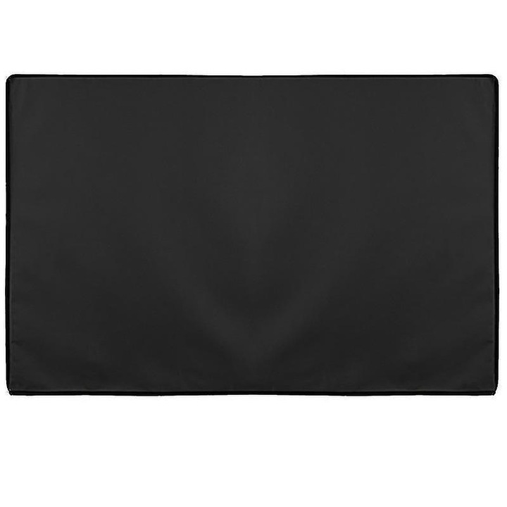 Husa TV exterioara impermeabila pentru televizoare 22-70 inch, material 600D, cu buzunar pentru telecomanda, set de protectie