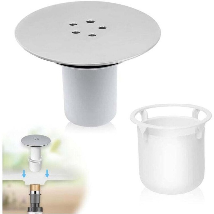 Sistem de scurgere, 90mm/115mm, capac de scurgere pentru dus, crom, 86x115x115mm