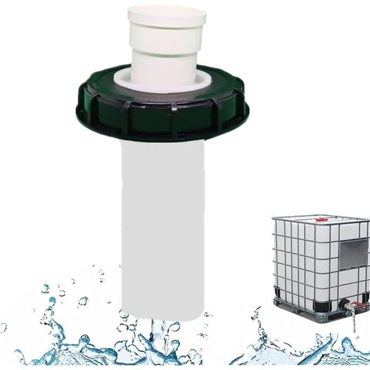 Capac pentru rezervor IBC 1000L, filtru din nailon lavabil, 165mm, accesorii irigare