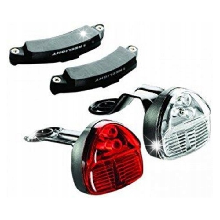 ReeLight SL120 kerékpárlámpa szett, fekete, induktív tápellátás, LED