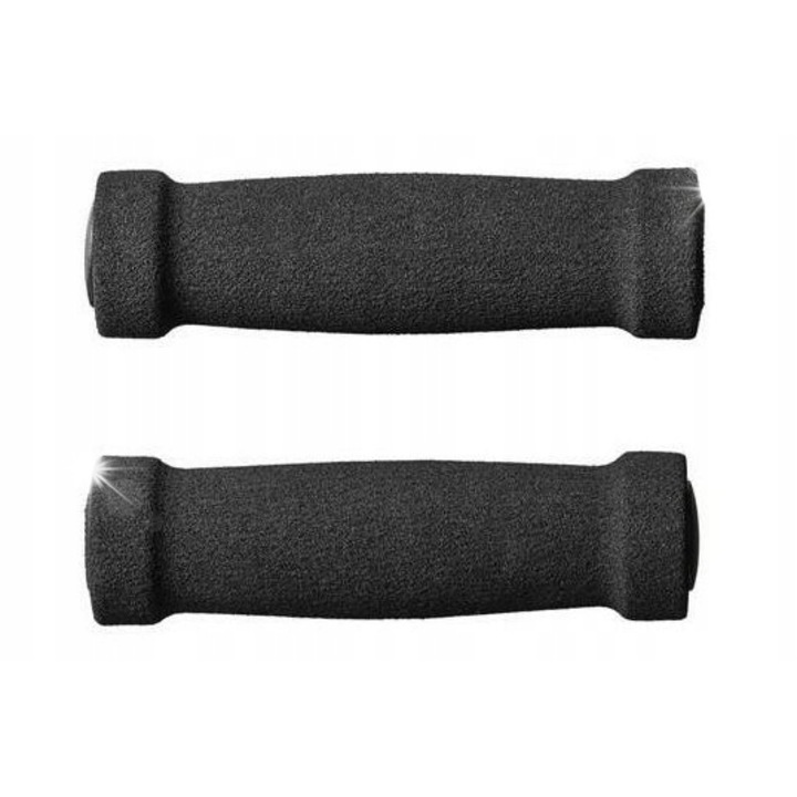 Mansoane bicicleta Syncros, piatra EVA, antiderapante, 30x12cm, negre