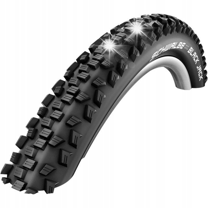 Schwalbe Black Jack 26x2,0 kerékpár gumiabroncs, K-Guard, fekete