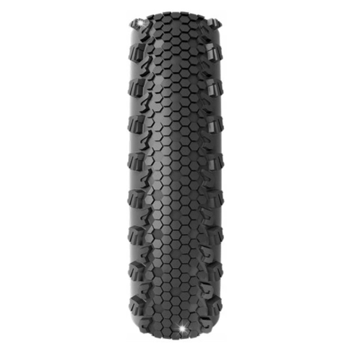 Гума за чакъл Vittoria Terreno Dry 700x38C, черна, конструкция "over", тегло 721g