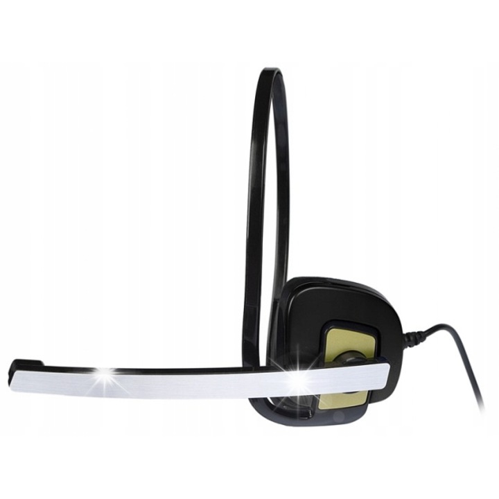 Tracer GIZMO TRS-520M PC fejhallgató, mikrofon, 2,2m kábel, fekete