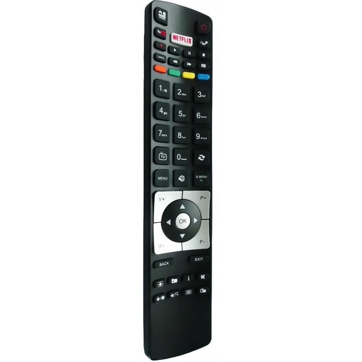 Дистанционно управление Telefunken RC-5118, съвместимо с няколко модела, черно
