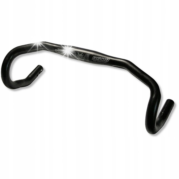 Ghidoane bicicleta Amoeba RHB-9508, 420mm x 215mm, negru, FOV 31.8mm