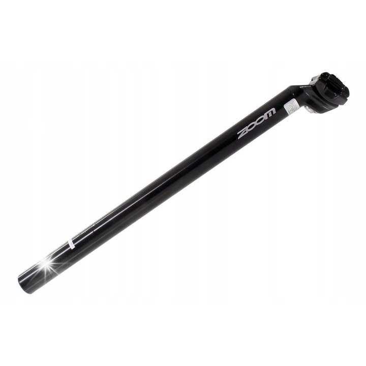 Tija de sa Zoom SP-C212, 31,6 mm, aluminiu 6061-T6, 400 mm, negru