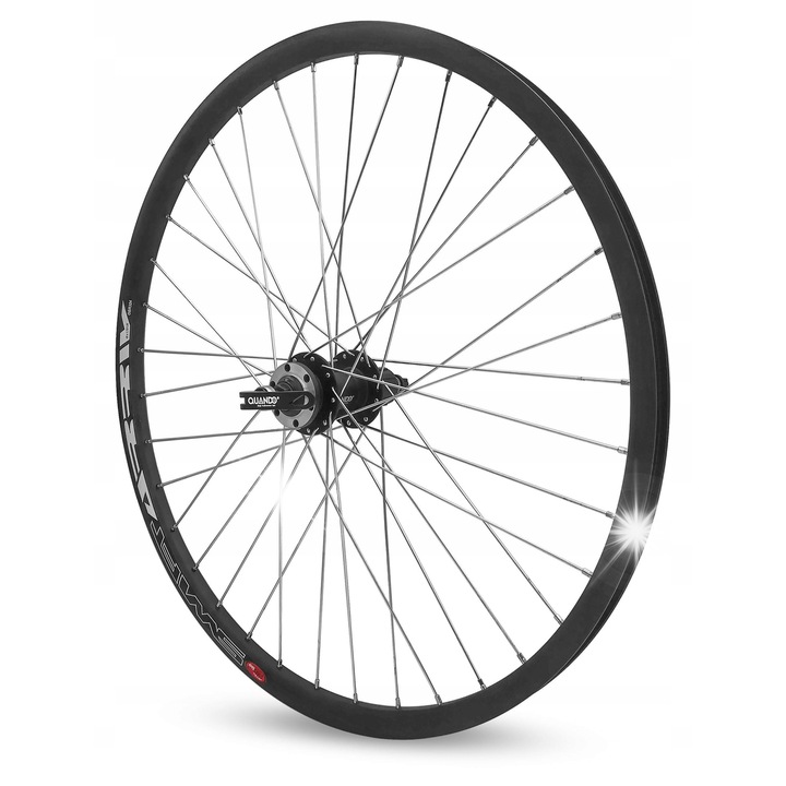 Задно колело за велосипед Swift 27,5", диск, касета, черно