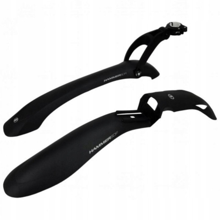 Aparatoare bicicleta Simpla Hammer 3 SDE, 24"-28", negru, set
