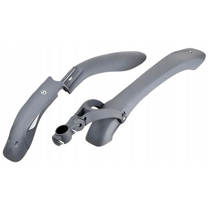 Aparatoare bicicleta Simpla Cobra/Hammer, gri, set, pentru roti 24''-29'', montaj rapid