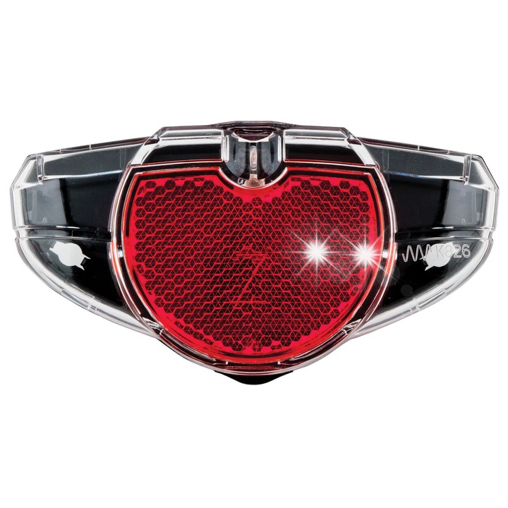 Lampa spate AXA Spark Steady, 50-80mm, rosie, 500m vizibilitate