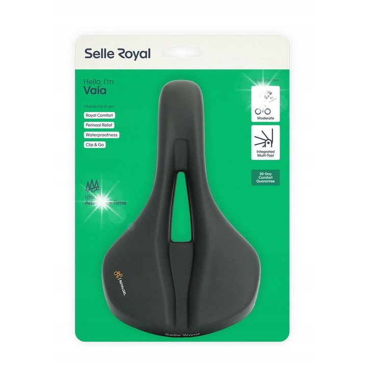 Чанта за велосипед Selle Royal Vaia Moderate 60, унисекс, 270x167мм, зелена, с интегрирани инструменти
