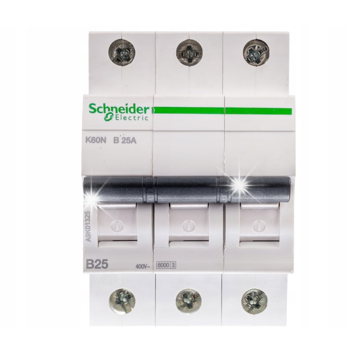 Siguranta electrica, Schneider Electric, Acti 9 K60, 3P, 25A, termomagnetic