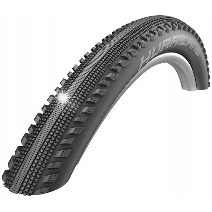 Schwalbe Hurricane gumiabroncs, 28"x1.60, fekete, Addix Reflex, 585g, 2 darabos szett