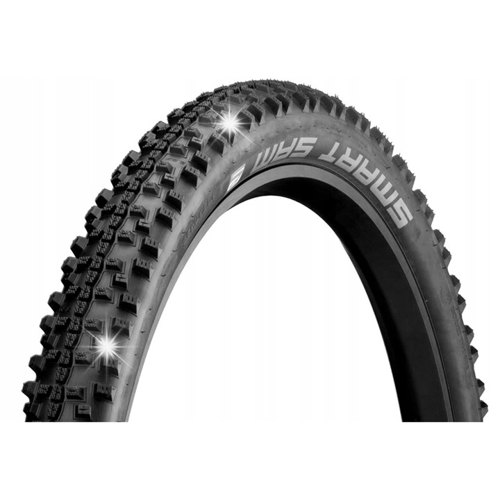 Schwalbe kerékpár gumi 26x2.25 Smart Sam Addix, fekete, MTB, drótperemes