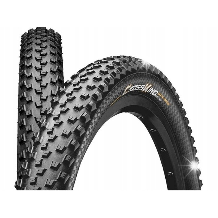 Cauciuc bicicleta Continental Cross King 29"x2,2, negru, drutowy