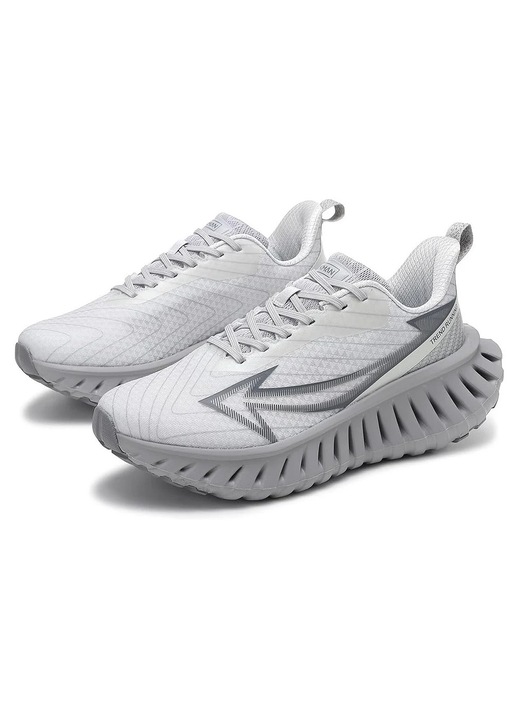 Pantofi sport MBrands barbati KMN cu talpa inalta 42 Gri