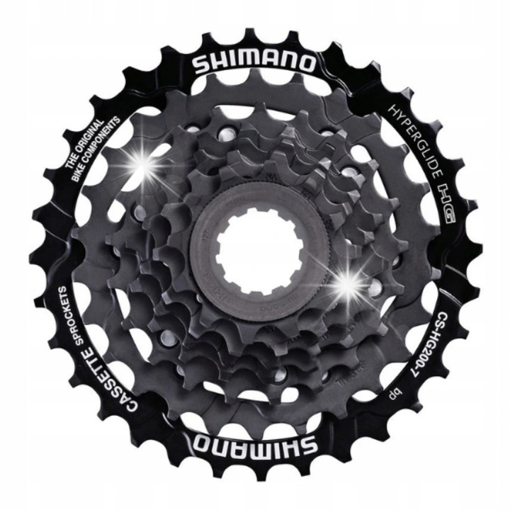 Касета Shimano CS-HG200-7 12-32, 7-скоростна, черна