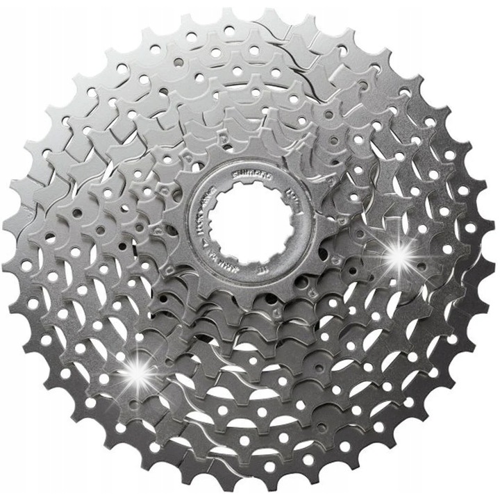 Shimano CS-HG400 11-32T 9 sebességes kerékpár fogaskeréksor, MTB-hez, acélból, tartós