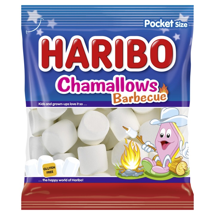 Haribo Chamallows Barbecue pillecukor 90g