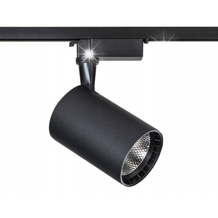 Рефлектор sinier DPM STR-15W-B, 15W, 1250 lm, 4000K, черен, размери 16x18.5см, включен комплект