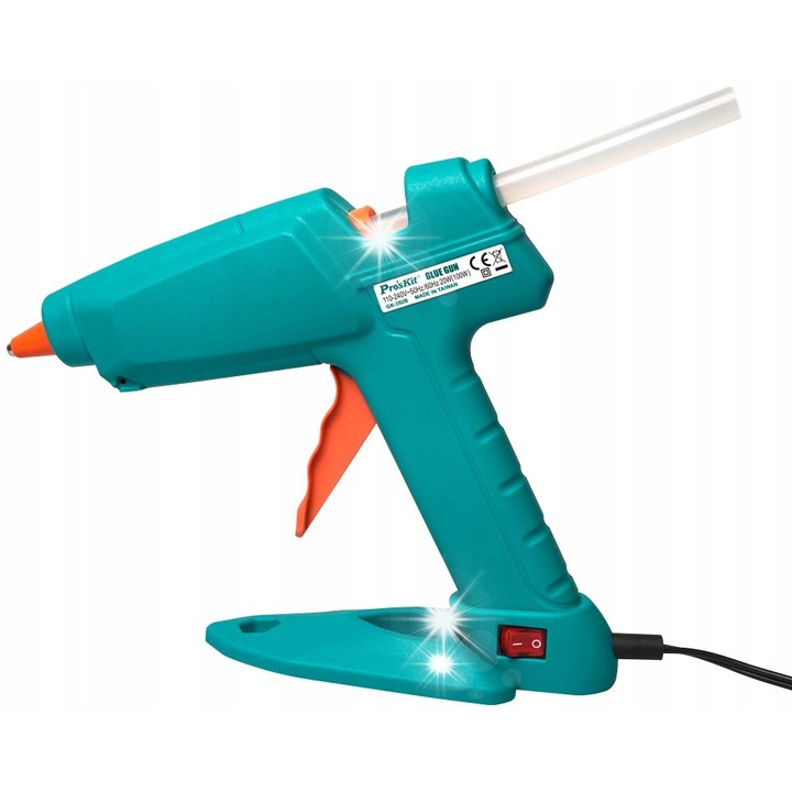Proskit ragasztópisztoly, 100W, 11mm, max. hőmérséklet 193C, súly 424g