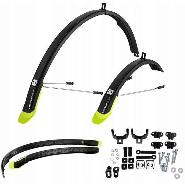 Aparatori bicicleta Simpla 28'', 45mm, multicolor, set
