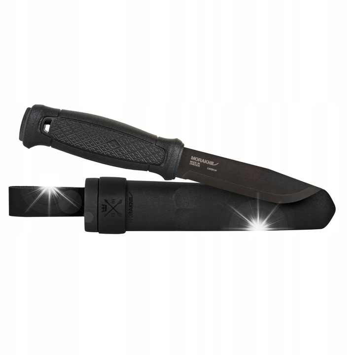Cutit Morakniv Garberg Multi-Mount, carbon, 109mm, 3,2mm grosime, negru