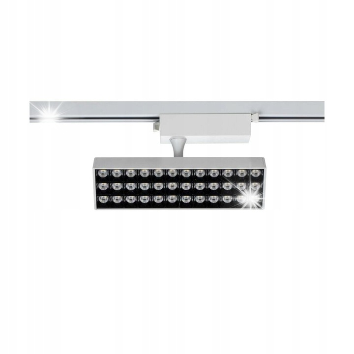 LED лампа, DPM, 20W, 1750 lm, бяла, 220x135x63mm, 18 светлинни точки, IP20, включен комплект