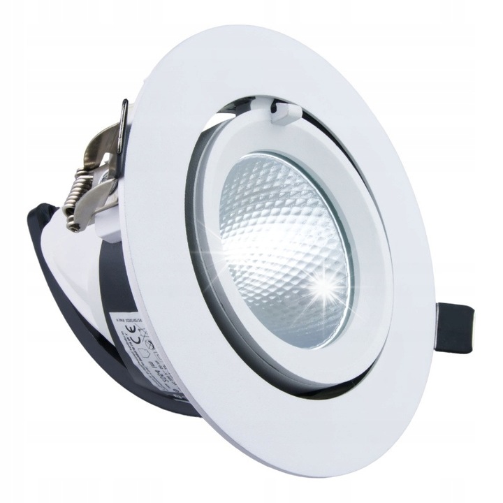 LED прожектор DPM, 20W, 1600lm, бял, 10x13cm, тънък монтаж