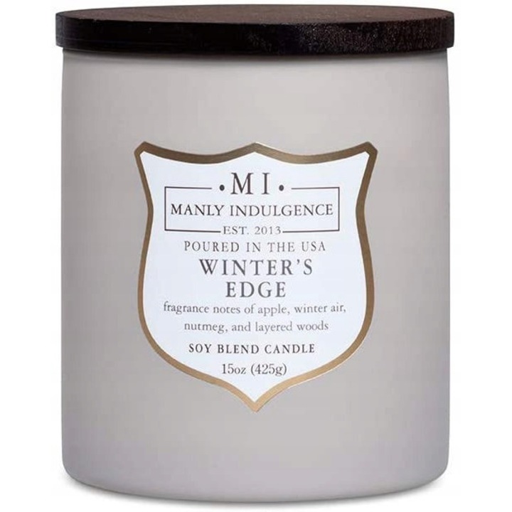 Lumanare parfumata Colonial Candle, Winter's Edge, 425g, cu fitil din lemn