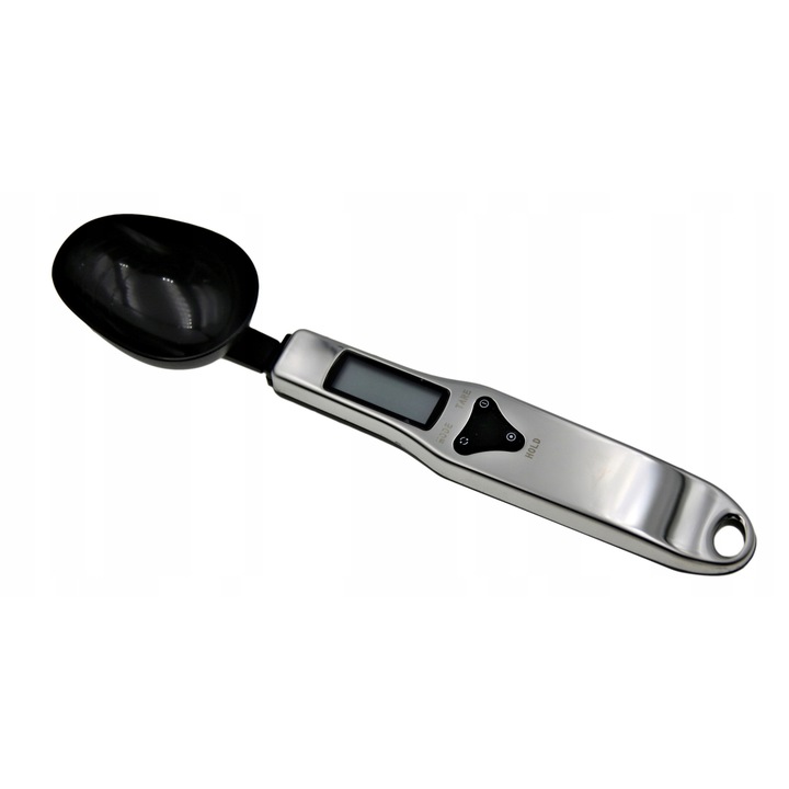 Cantar de bucatarie MPLCo, electronic, 500g, 0.1g precizie, metal, 23.5x5x2.5cm