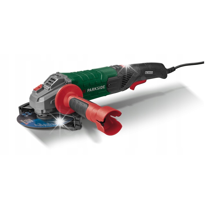 Polizor unghiular Parkside PWS 125 I8, 1200 W, 3000-12000 min-1, 125 mm, 3 m cablu
