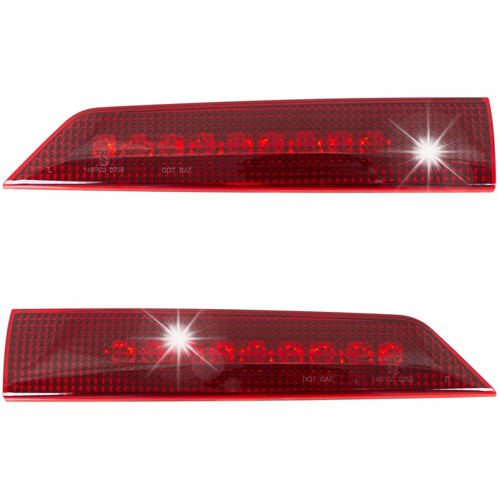 Set lampi stop LED pentru Ford Transit Custom 2012-2023, rosu, 2 buc.
