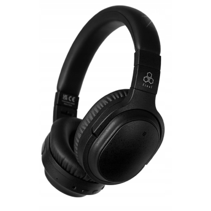 Final Audio UX2000 vezeték nélküli fejhallgató, aktív zajszűrés, Bluetooth 5.3, fekete